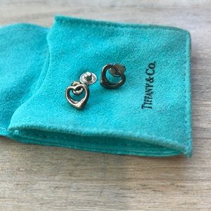Tiffany’s Open Heart Stud Earrings